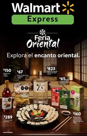 Folleto Walmart Express Feria Oriental 2026